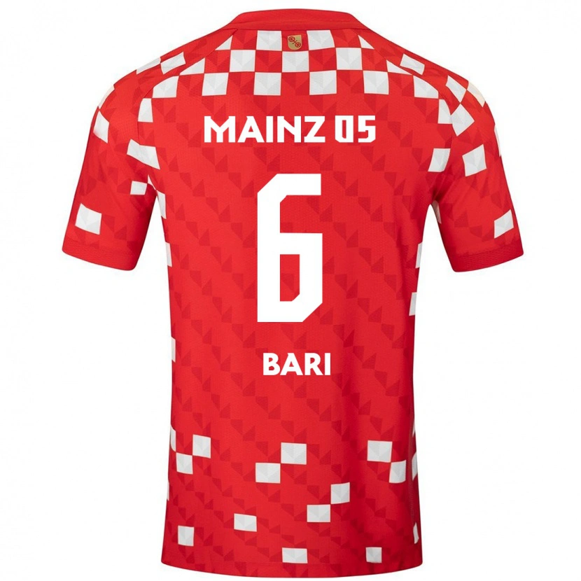 Danxen Män Lorena Bari #6 Vit Röd Hemmatröja Matchtröjor 2024/25 Tröjor T-Tröja