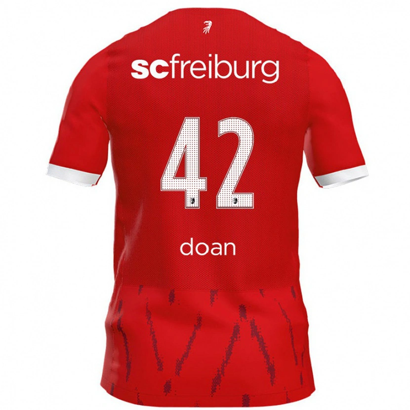 Danxen Män Ritsu Doan #42 Röd Hemmatröja Matchtröjor 2024/25 Tröjor T-Tröja