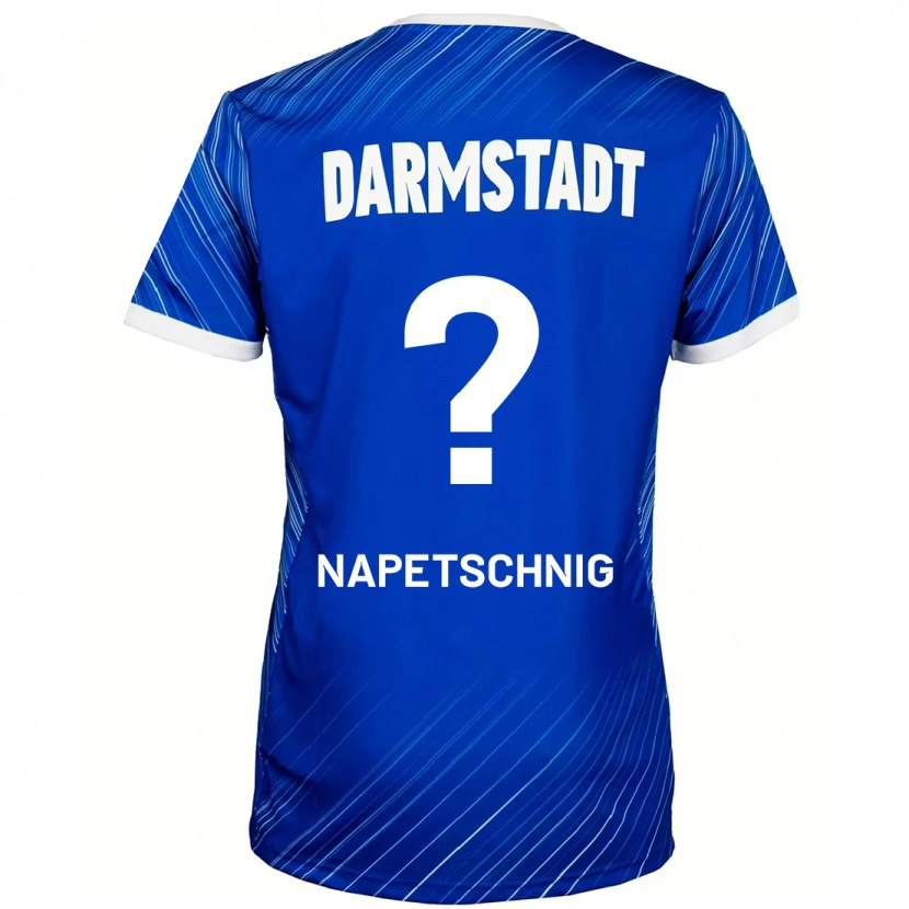 Danxen Män Raphael Napetschnig #0 Blå Vit Hemmatröja Matchtröjor 2024/25 Tröjor T-Tröja