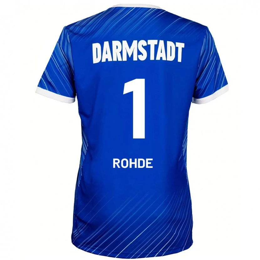 Danxen Män Til Rohde #1 Blå Vit Hemmatröja Matchtröjor 2024/25 Tröjor T-Tröja