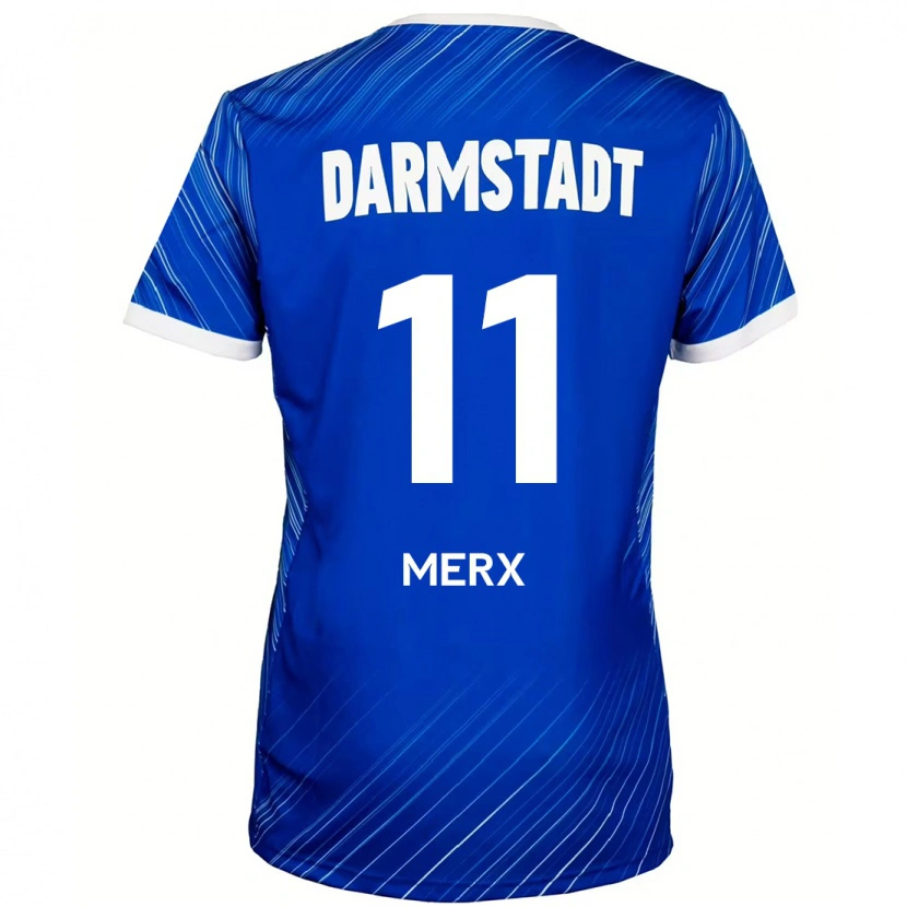 Danxen Män Manolo Merx #11 Blå Vit Hemmatröja Matchtröjor 2024/25 Tröjor T-Tröja