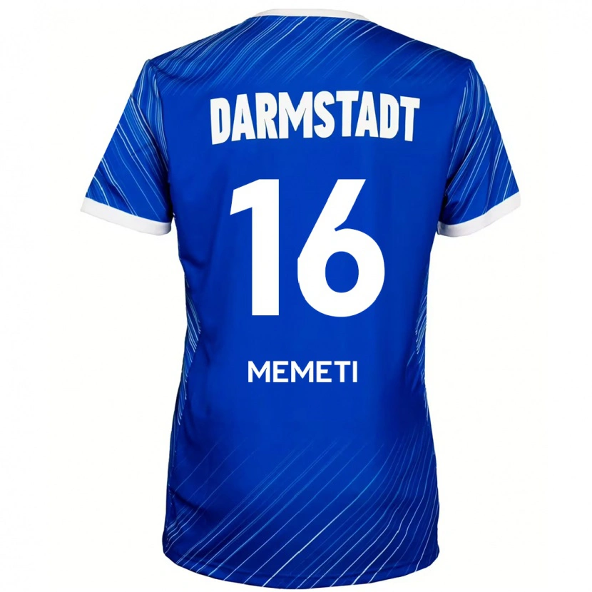 Danxen Män Dilon Memeti #16 Blå Vit Hemmatröja Matchtröjor 2024/25 Tröjor T-Tröja