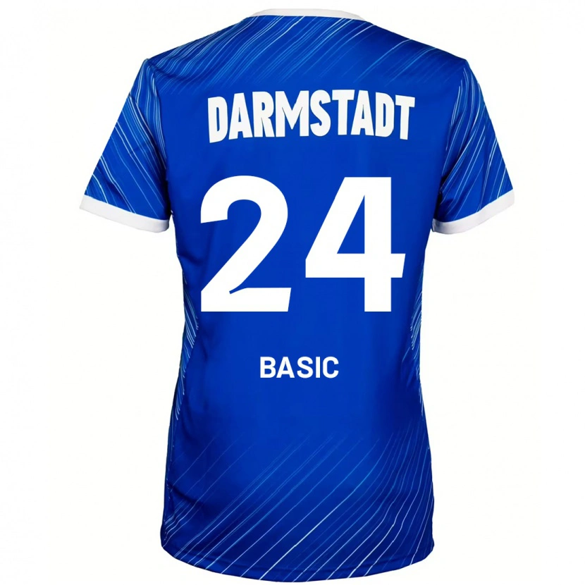 Danxen Män Benjamin Basic #24 Blå Vit Hemmatröja Matchtröjor 2024/25 Tröjor T-Tröja