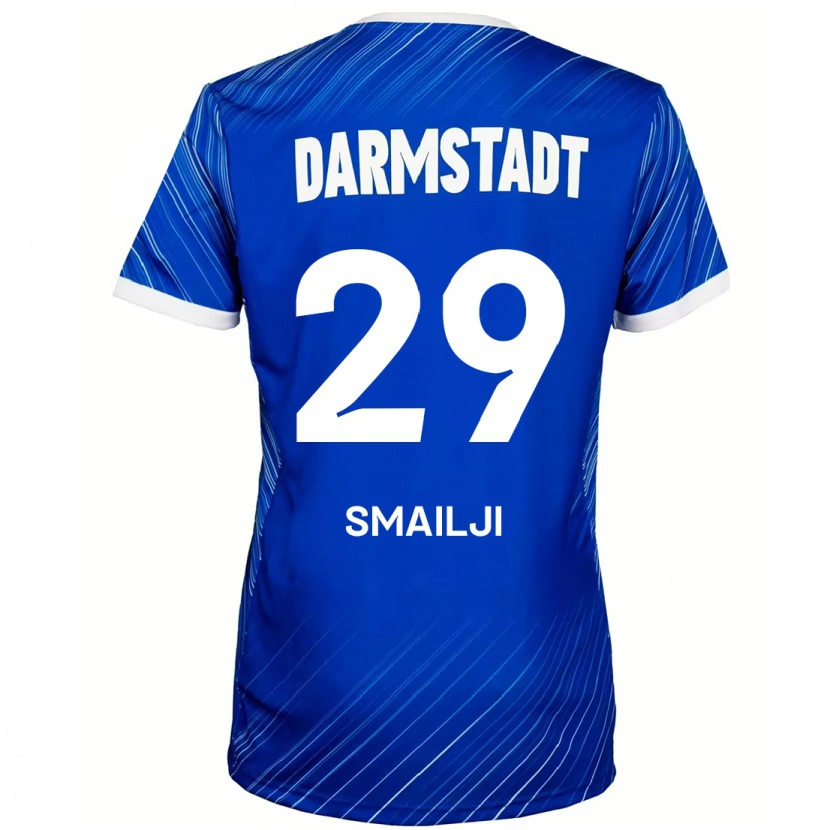 Danxen Män Esad Smailji #29 Blå Vit Hemmatröja Matchtröjor 2024/25 Tröjor T-Tröja