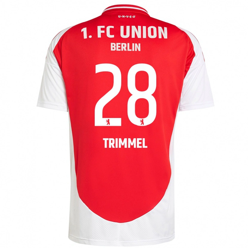 Danxen Män Christopher Trimmel #28 Röd Vit Hemmatröja Matchtröjor 2024/25 Tröjor T-Tröja