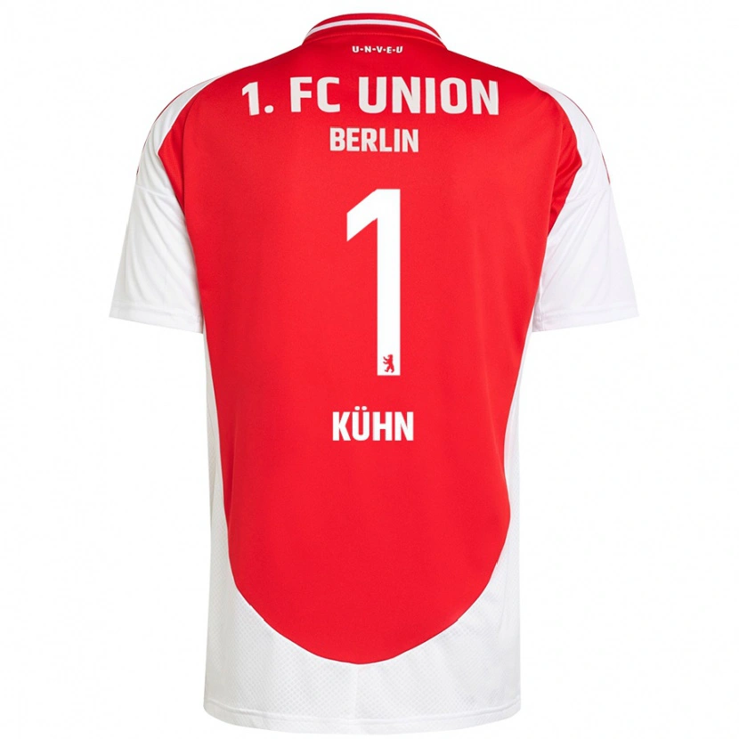 Danxen Män Samuel Kühn #1 Röd Vit Hemmatröja Matchtröjor 2024/25 Tröjor T-Tröja