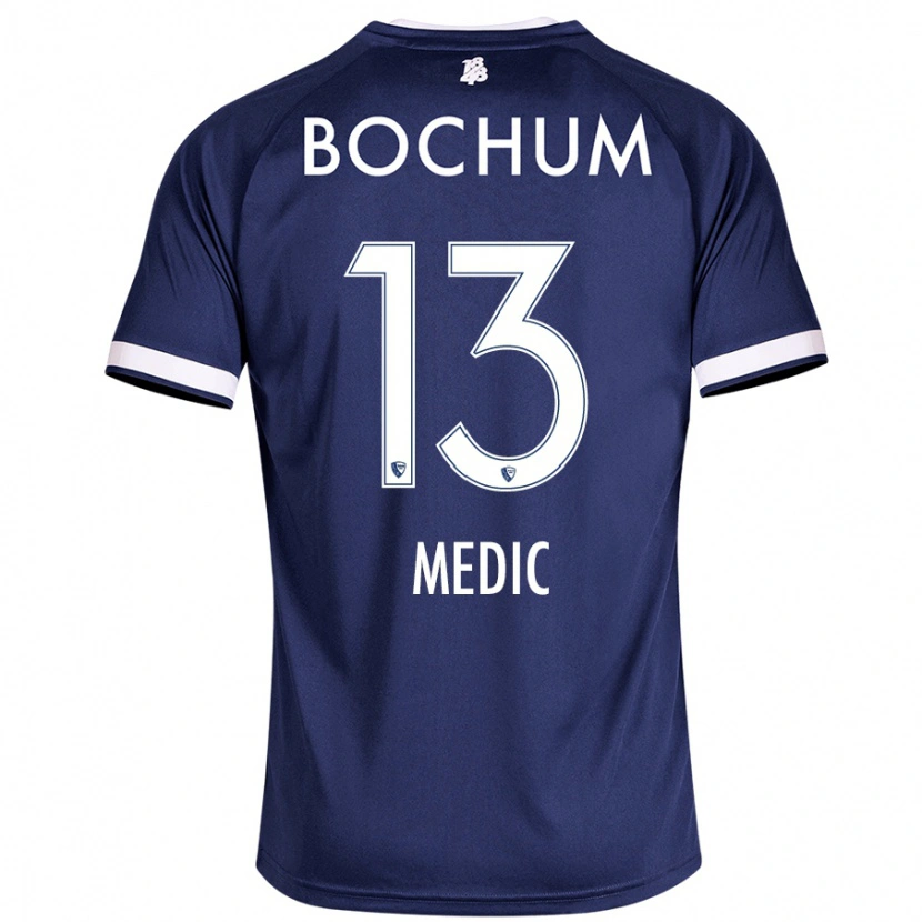Danxen Män Jakov Medic #13 Mörkblå Hemmatröja Matchtröjor 2024/25 Tröjor T-Tröja