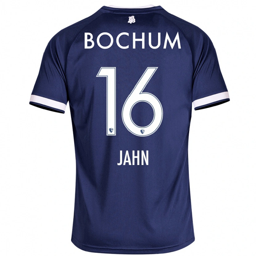 Danxen Män Niklas Jahn #16 Mörkblå Hemmatröja Matchtröjor 2024/25 Tröjor T-Tröja