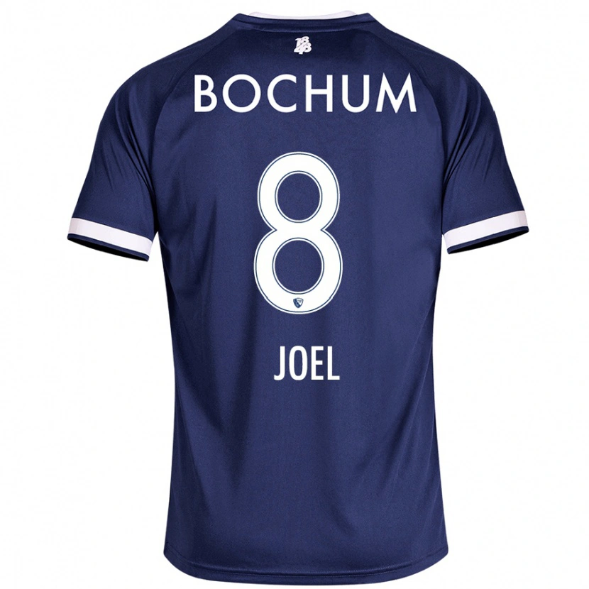 Danxen Män Nico Joel #8 Mörkblå Hemmatröja Matchtröjor 2024/25 Tröjor T-Tröja