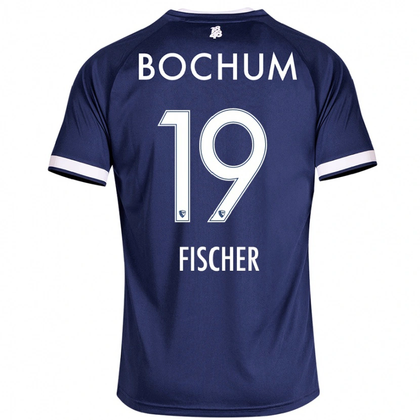 Danxen Män Desmond Fischer #19 Mörkblå Hemmatröja Matchtröjor 2024/25 Tröjor T-Tröja
