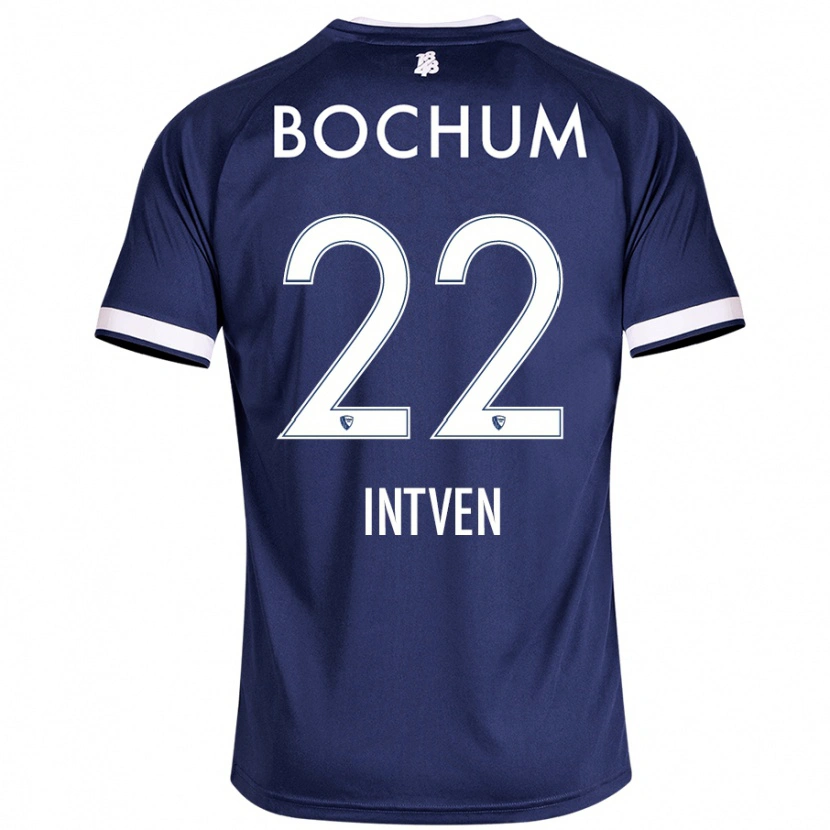 Danxen Män Noel Intven #22 Mörkblå Hemmatröja Matchtröjor 2024/25 Tröjor T-Tröja