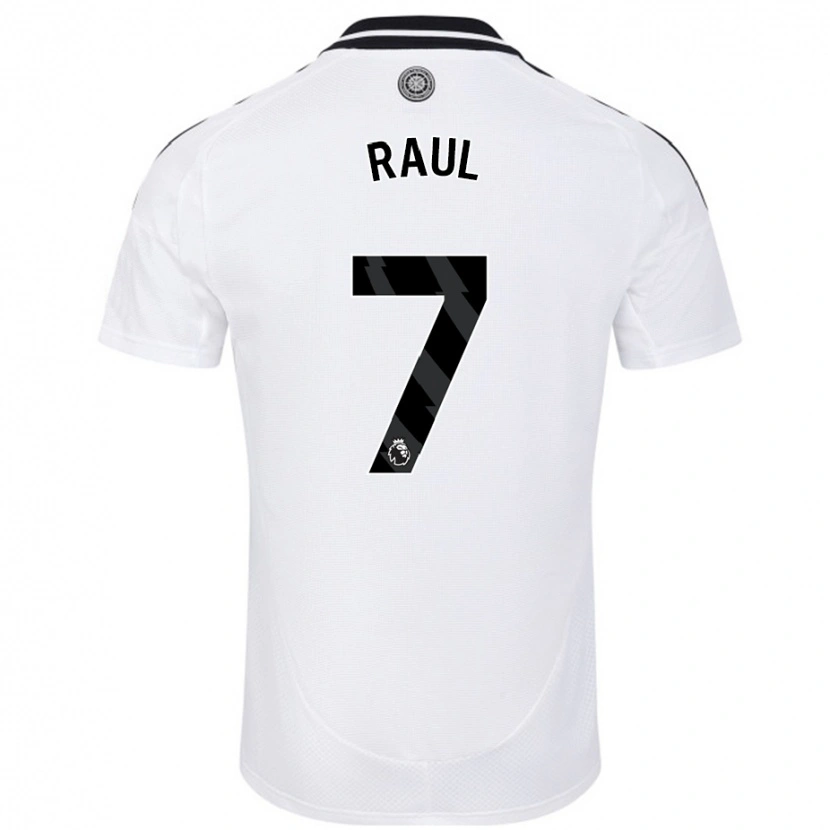 Danxen Män Raúl Jiménez #7 Vit Hemmatröja Matchtröjor 2024/25 Tröjor T-Tröja