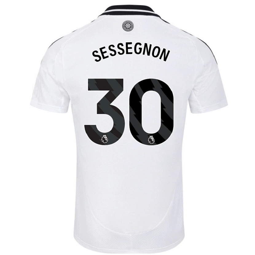 Danxen Män Ryan Sessegnon #30 Vit Hemmatröja Matchtröjor 2024/25 Tröjor T-Tröja