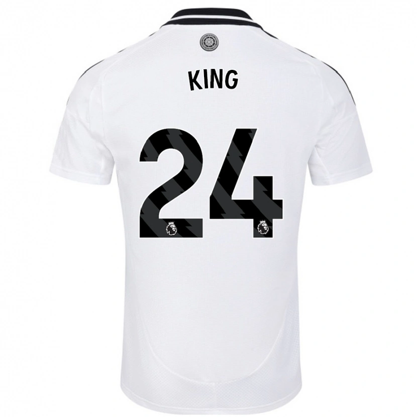 Danxen Män Joshua King #24 Vit Hemmatröja Matchtröjor 2024/25 Tröjor T-Tröja