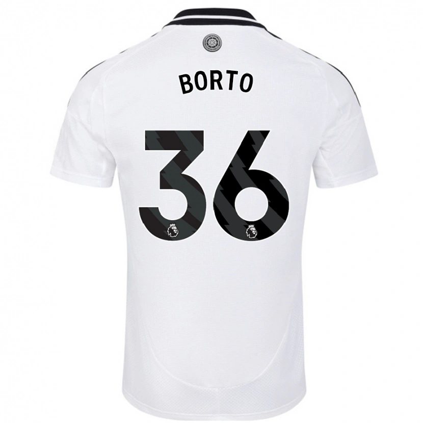 Danxen Män Alex Borto #36 Vit Hemmatröja Matchtröjor 2024/25 Tröjor T-Tröja