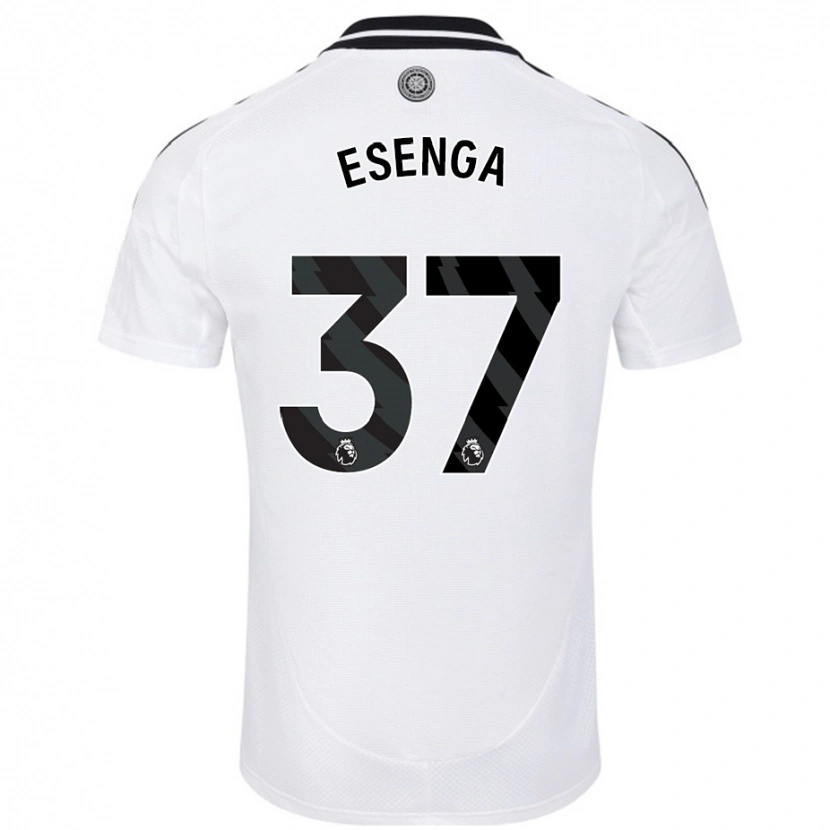 Danxen Män Jonathan Esenga #37 Vit Hemmatröja Matchtröjor 2024/25 Tröjor T-Tröja