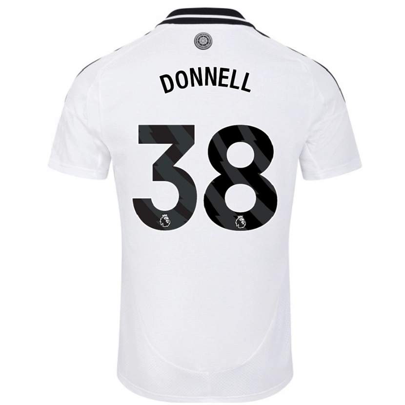 Danxen Män Chris Donnell #38 Vit Hemmatröja Matchtröjor 2024/25 Tröjor T-Tröja