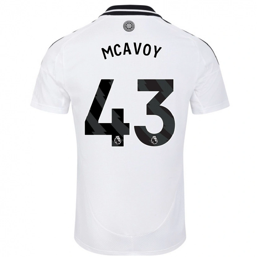 Danxen Män Connor Mcavoy #43 Vit Hemmatröja Matchtröjor 2024/25 Tröjor T-Tröja
