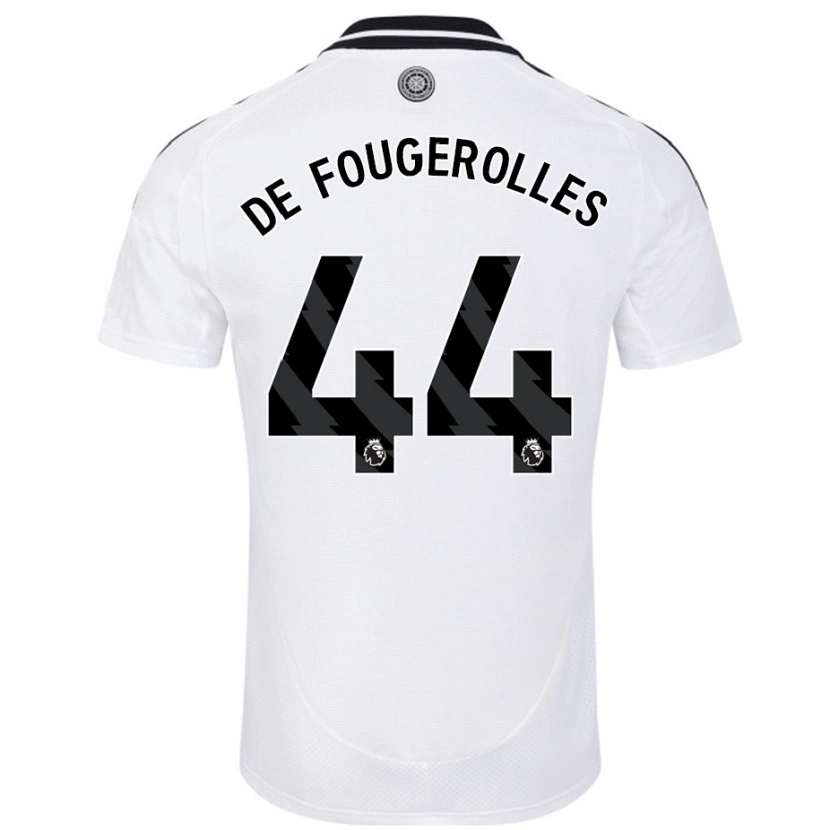 Danxen Män Luc De Fougerolles #44 Vit Hemmatröja Matchtröjor 2024/25 Tröjor T-Tröja