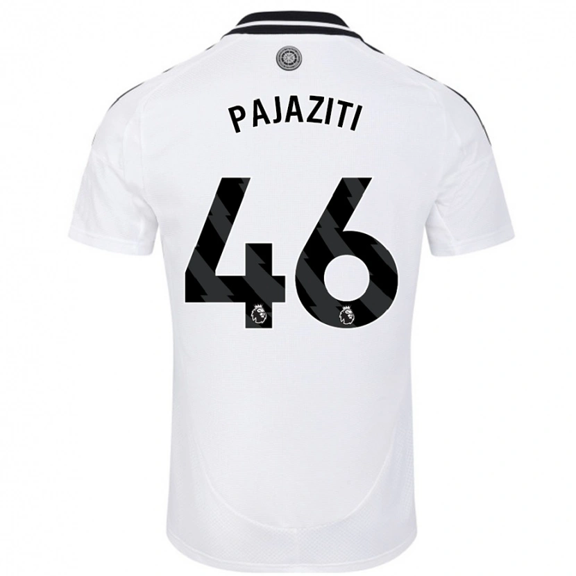 Danxen Män Adrion Pajaziti #46 Vit Hemmatröja Matchtröjor 2024/25 Tröjor T-Tröja