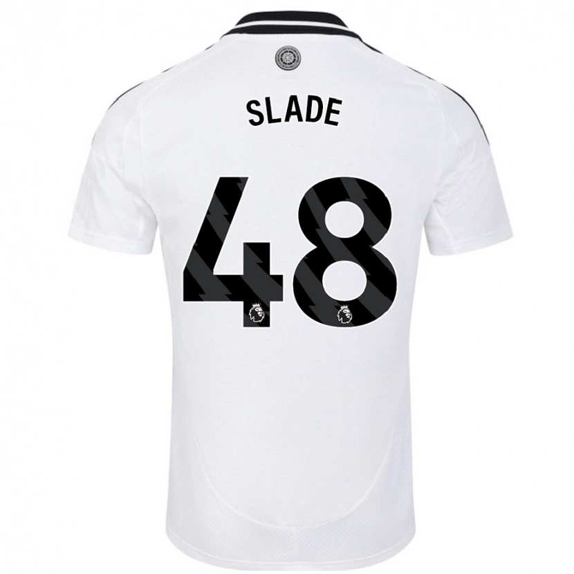 Danxen Män Bradley Slade #48 Vit Hemmatröja Matchtröjor 2024/25 Tröjor T-Tröja