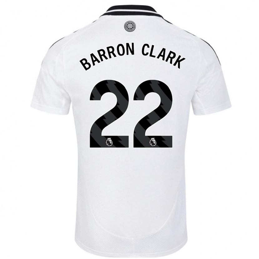 Danxen Män Betty Barron-Clark #22 Vit Hemmatröja Matchtröjor 2024/25 Tröjor T-Tröja