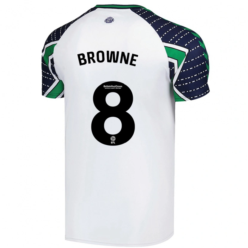Danxen Män Alan Browne #8 Vit Bortatröja Matchtröjor 2024/25 Tröjor T-Tröja
