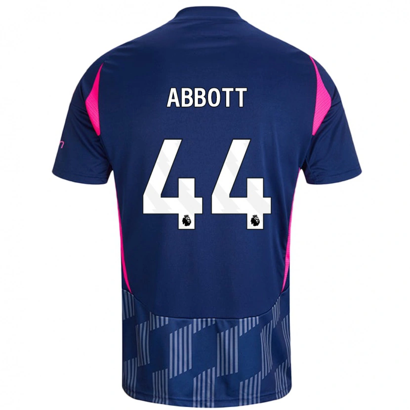 Danxen Män Zach Abbott #44 Kungsblå Rosa Bortatröja Matchtröjor 2024/25 Tröjor T-Tröja