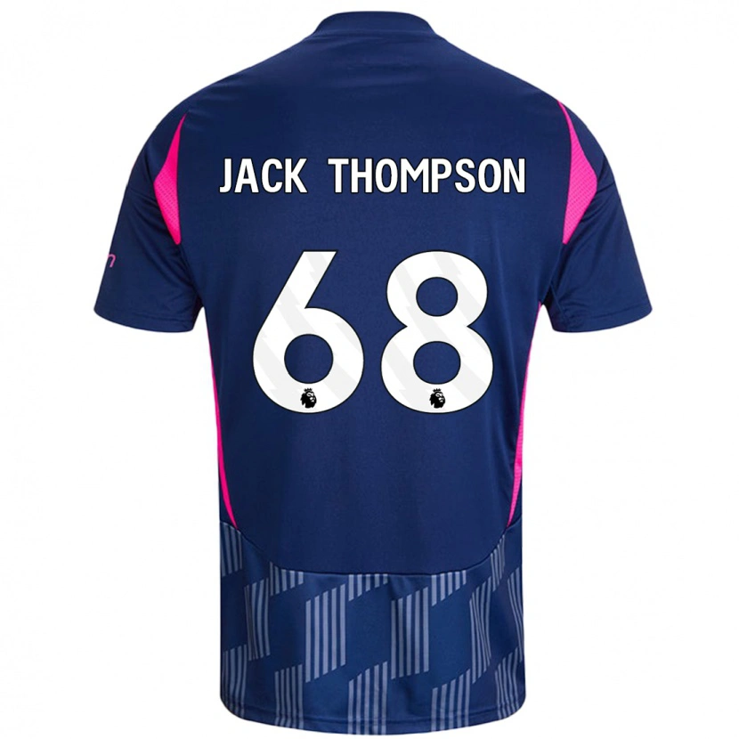 Danxen Män Jack Thompson #68 Kungsblå Rosa Bortatröja Matchtröjor 2024/25 Tröjor T-Tröja