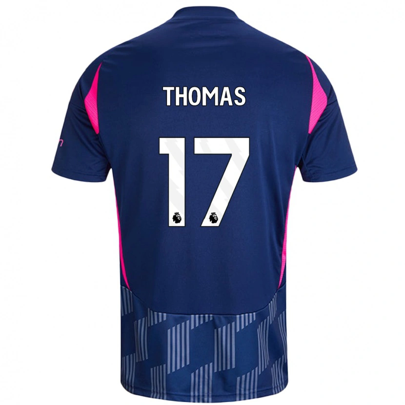 Danxen Män Freya Thomas #17 Kungsblå Rosa Bortatröja Matchtröjor 2024/25 Tröjor T-Tröja