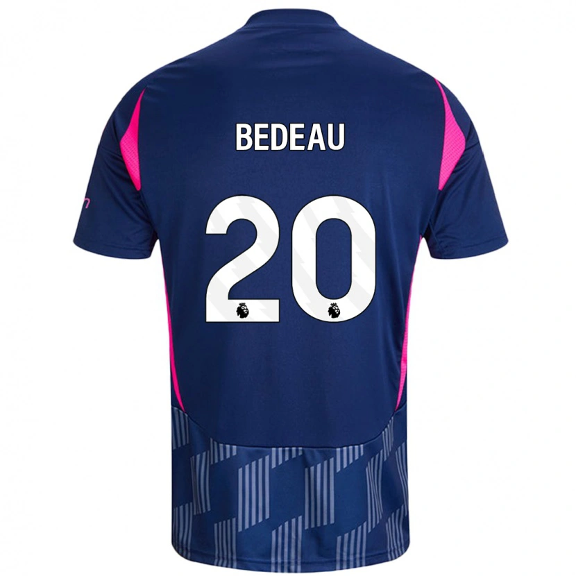 Danxen Män Naomi Bedeau #20 Kungsblå Rosa Bortatröja Matchtröjor 2024/25 Tröjor T-Tröja