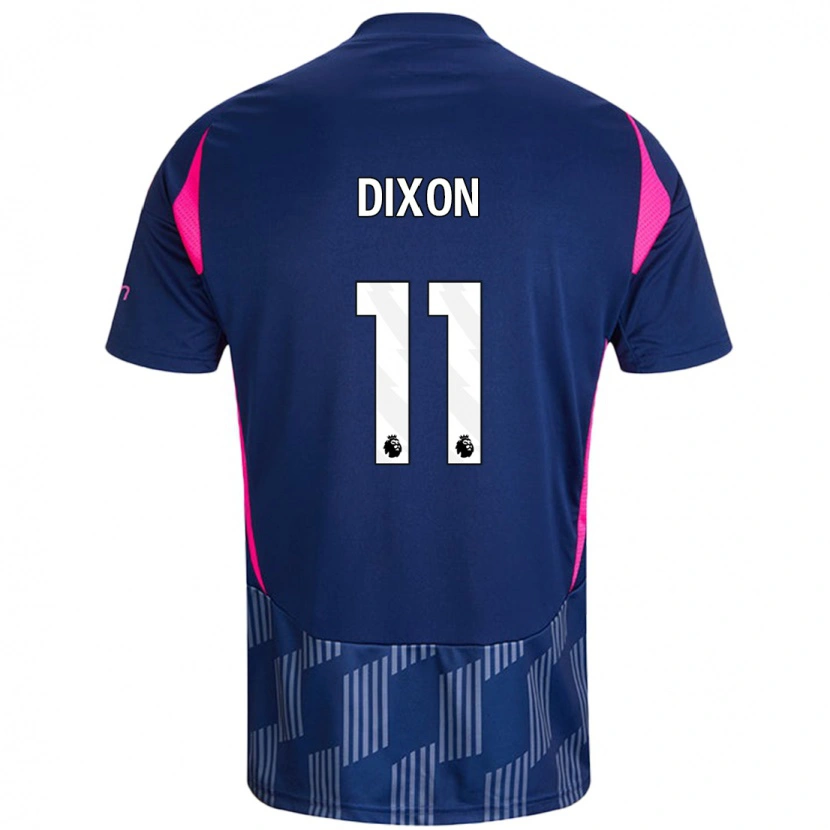 Danxen Män Chloe Dixon #11 Kungsblå Rosa Bortatröja Matchtröjor 2024/25 Tröjor T-Tröja