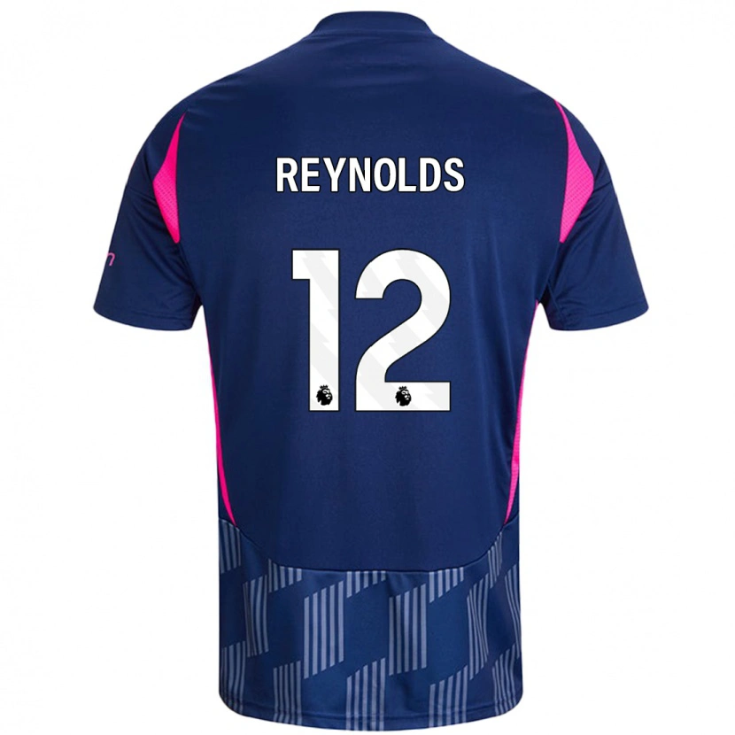 Danxen Män Niamh Reynolds #12 Kungsblå Rosa Bortatröja Matchtröjor 2024/25 Tröjor T-Tröja