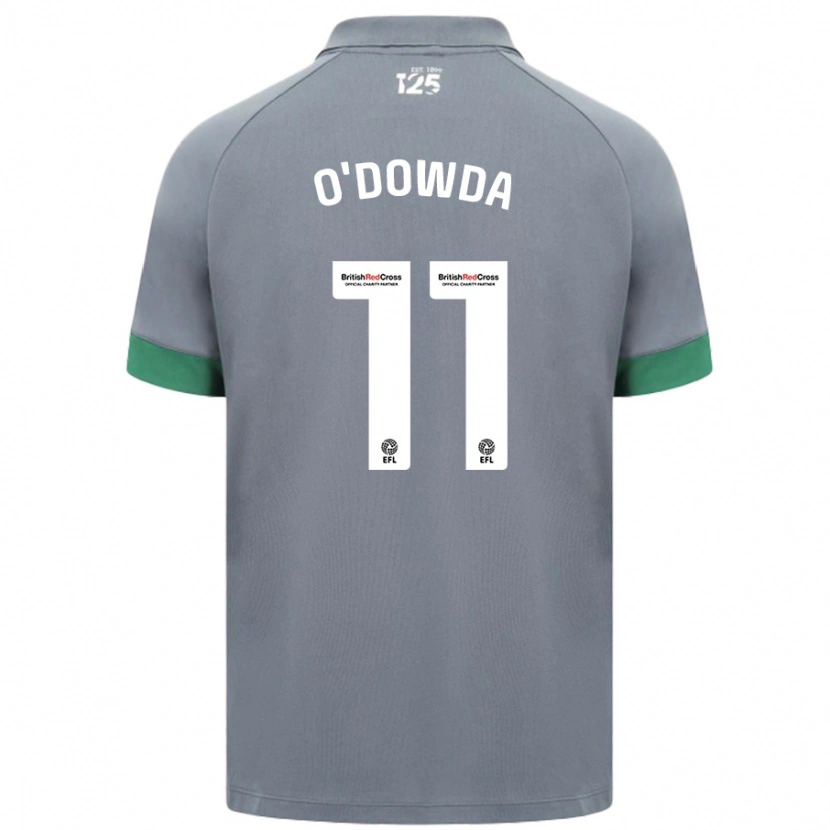 Danxen Män Callum O'dowda #11 Mörkgrå Bortatröja Matchtröjor 2024/25 Tröjor T-Tröja