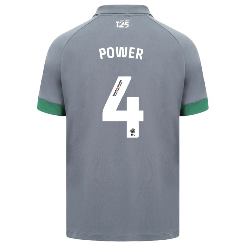 Danxen Män Hannah Power #4 Mörkgrå Bortatröja Matchtröjor 2024/25 Tröjor T-Tröja