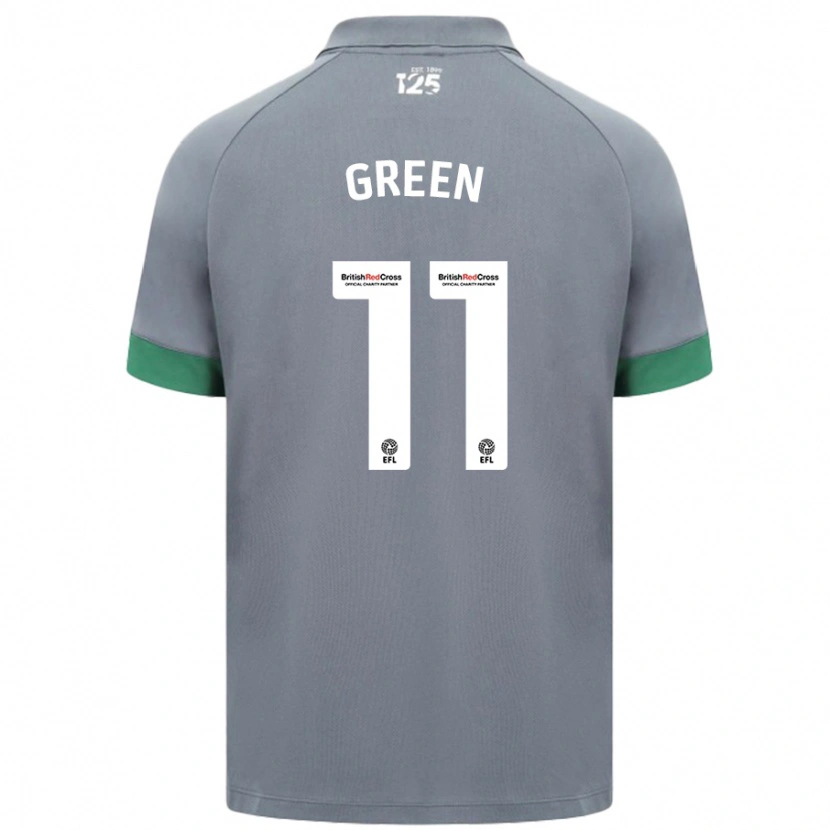 Danxen Män Danielle Green #11 Mörkgrå Bortatröja Matchtröjor 2024/25 Tröjor T-Tröja