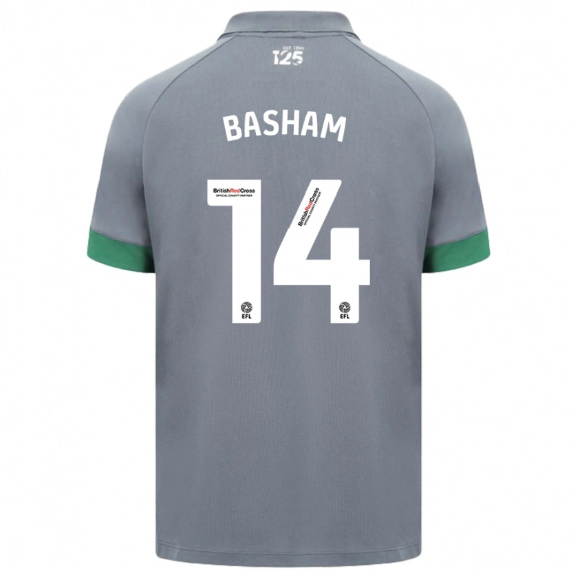 Danxen Män Olivia Basham #14 Mörkgrå Bortatröja Matchtröjor 2024/25 Tröjor T-Tröja