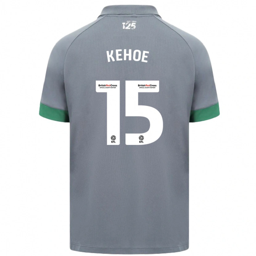 Danxen Män Molly Kehoe #15 Mörkgrå Bortatröja Matchtröjor 2024/25 Tröjor T-Tröja