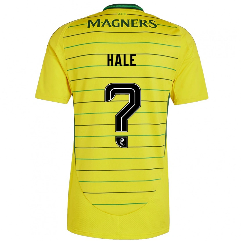 Danxen Män Finlay Hale #0 Gul Bortatröja Matchtröjor 2024/25 Tröjor T-Tröja
