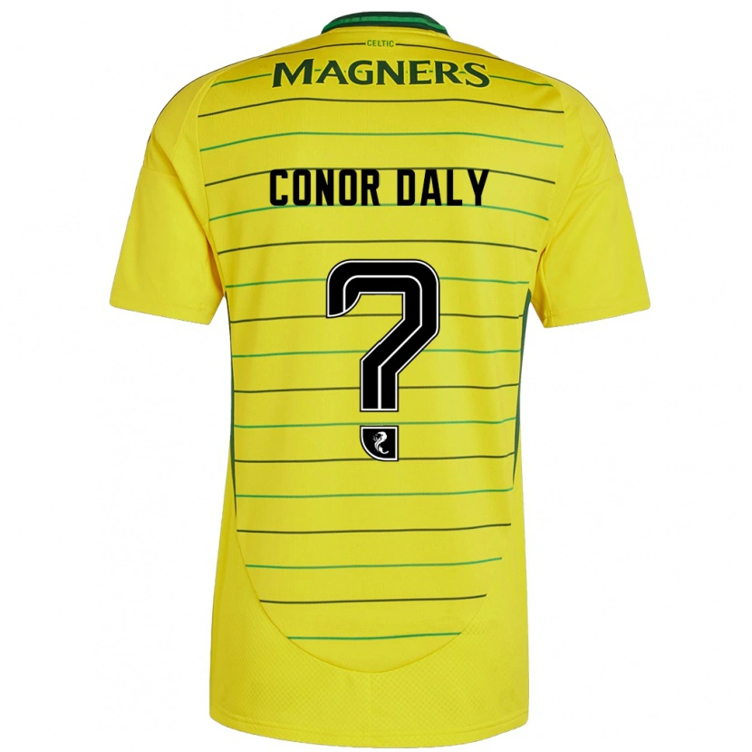 Danxen Män Conor Daly #0 Gul Bortatröja Matchtröjor 2024/25 Tröjor T-Tröja