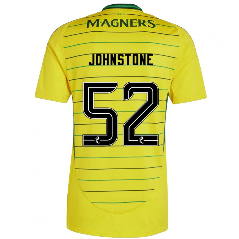 Danxen Män Rachael Johnstone #52 Gul Bortatröja Matchtröjor 2024/25 Tröjor T-Tröja
