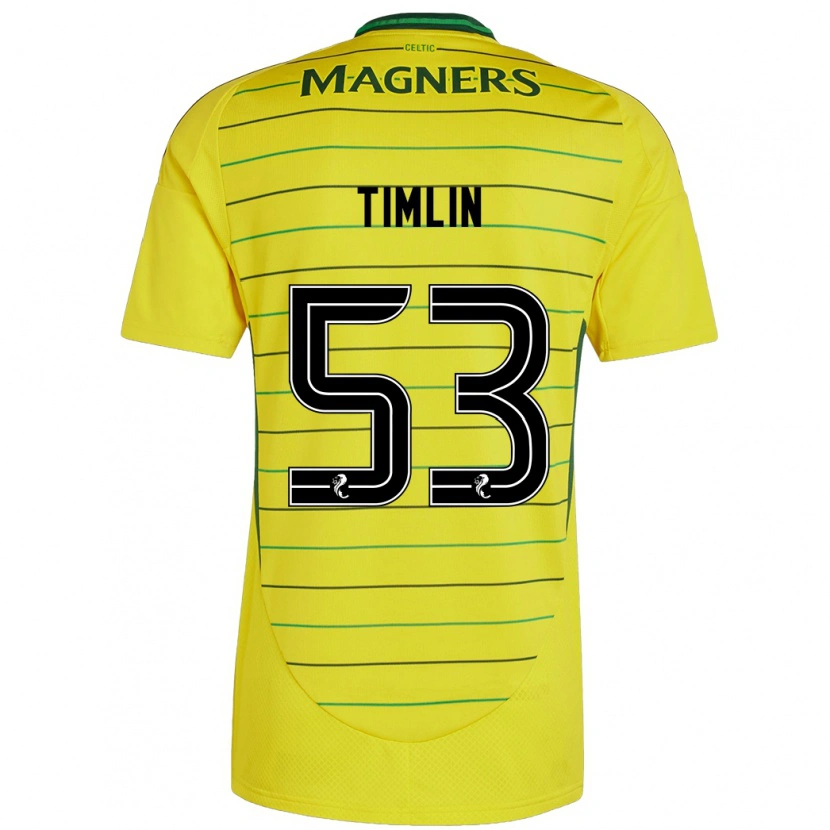 Danxen Män Sophie Timlin #53 Gul Bortatröja Matchtröjor 2024/25 Tröjor T-Tröja
