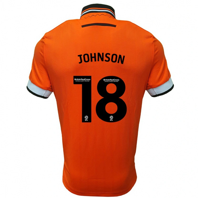 Danxen Män Marvin Johnson #18 Orange Vit Bortatröja Matchtröjor 2024/25 Tröjor T-Tröja