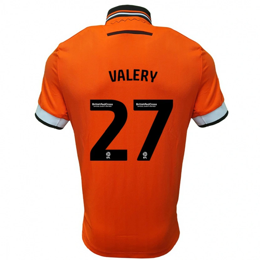 Danxen Män Yan Valery #27 Orange Vit Bortatröja Matchtröjor 2024/25 Tröjor T-Tröja