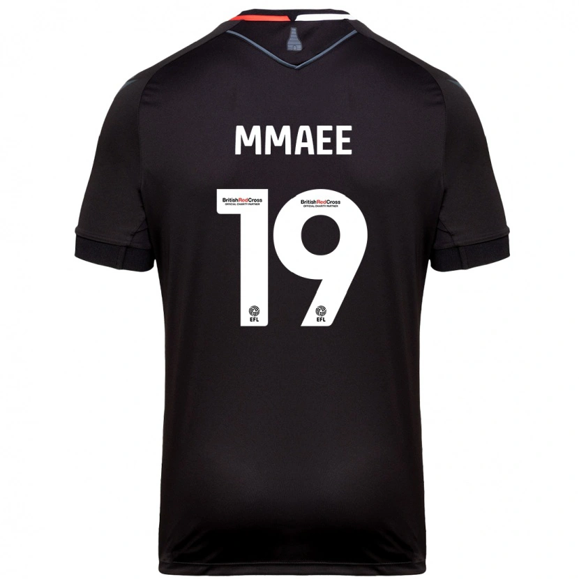 Danxen Män Ryan Mmaee #19 Svart Bortatröja Matchtröjor 2024/25 Tröjor T-Tröja