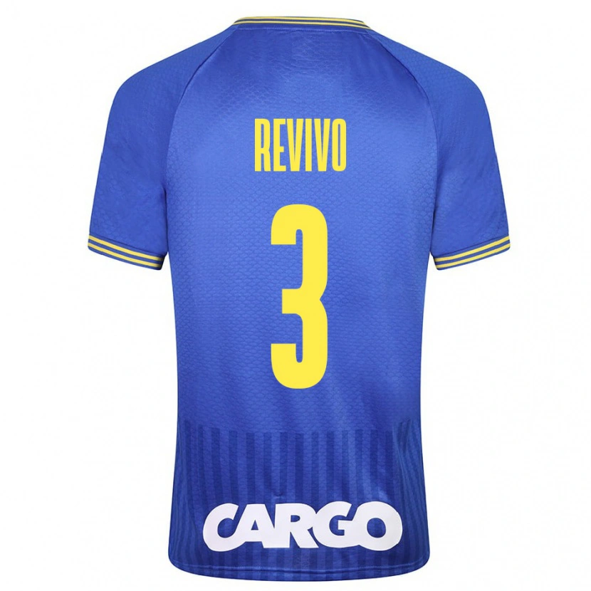 Danxen Män Roy Revivo #3 Vit Bortatröja Matchtröjor 2024/25 Tröjor T-Tröja