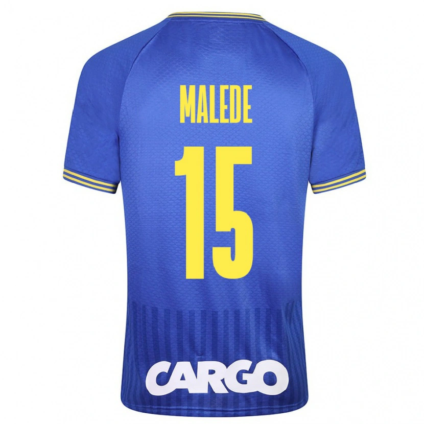 Danxen Män Yonas Malede #15 Vit Bortatröja Matchtröjor 2024/25 Tröjor T-Tröja