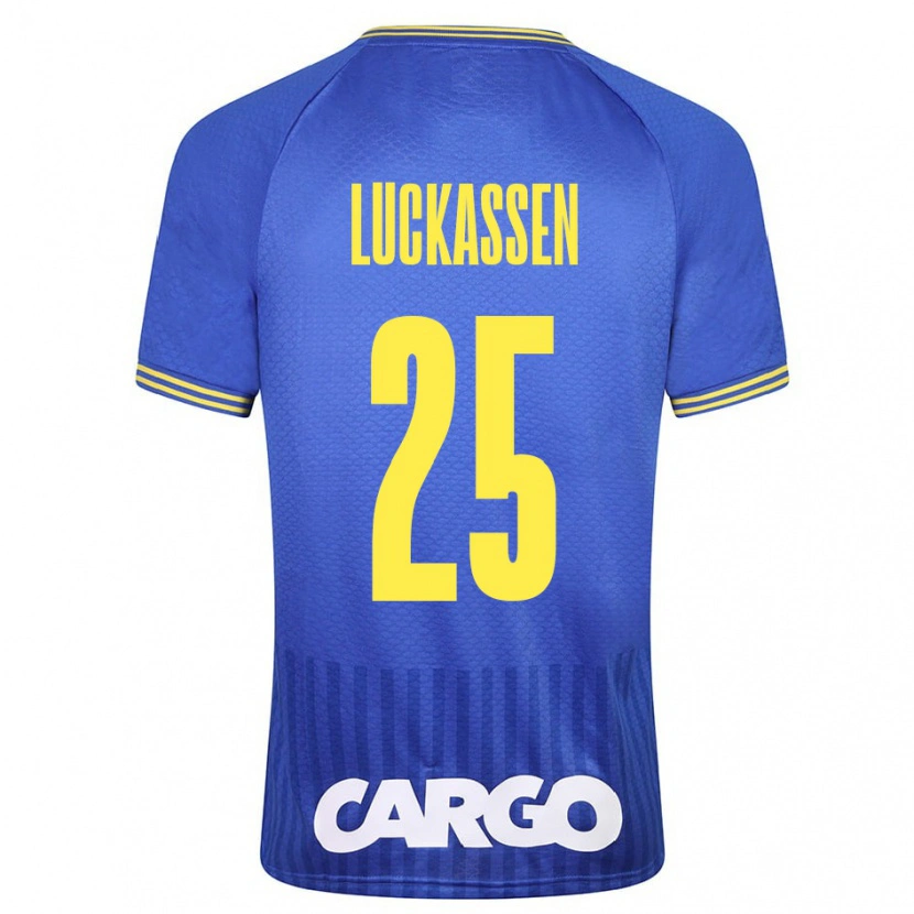 Danxen Män Derrick Luckassen #25 Vit Bortatröja Matchtröjor 2024/25 Tröjor T-Tröja