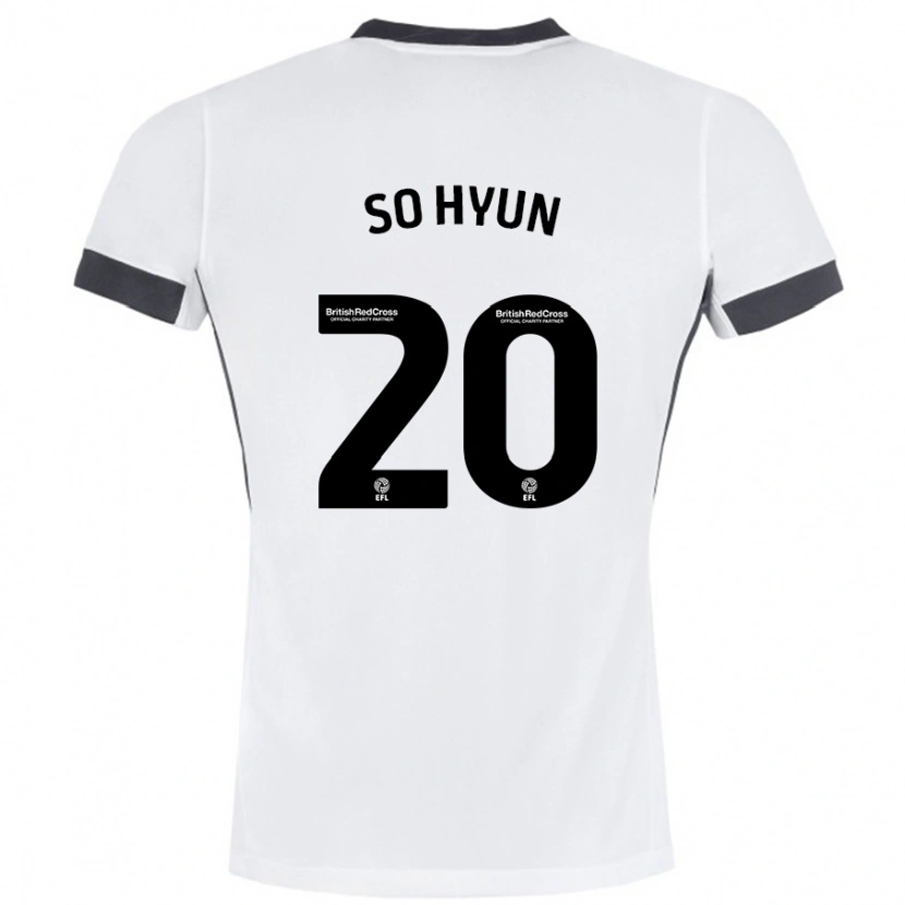 Danxen Män Cho So-Hyun #20 Vit Svart Bortatröja Matchtröjor 2024/25 Tröjor T-Tröja