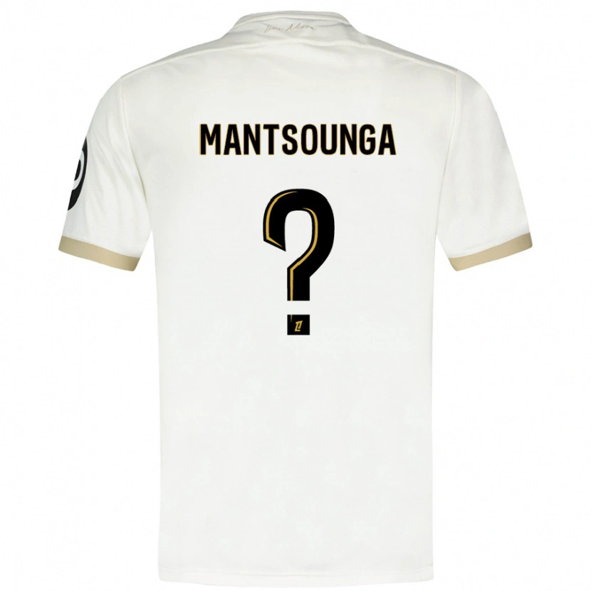 Danxen Män Brad-Hamilton Mantsounga #0 Vitguld Bortatröja Matchtröjor 2024/25 Tröjor T-Tröja
